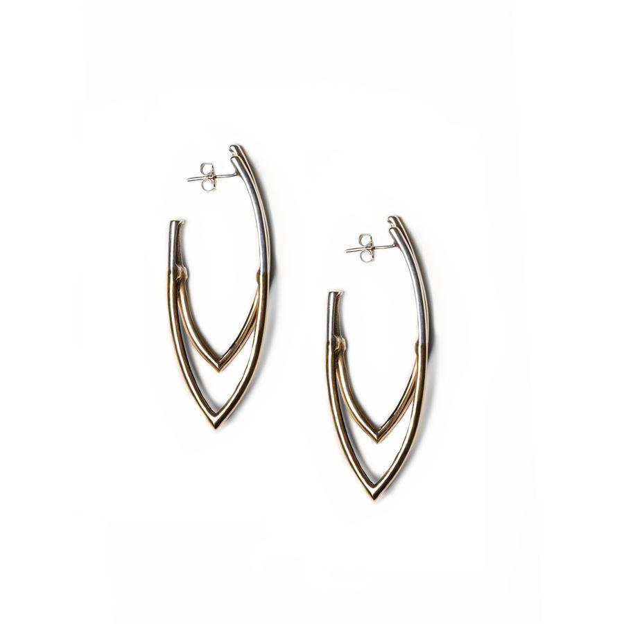 Large angle 'Neon' earrings NEON | OR ANGOLO BIGAGBR